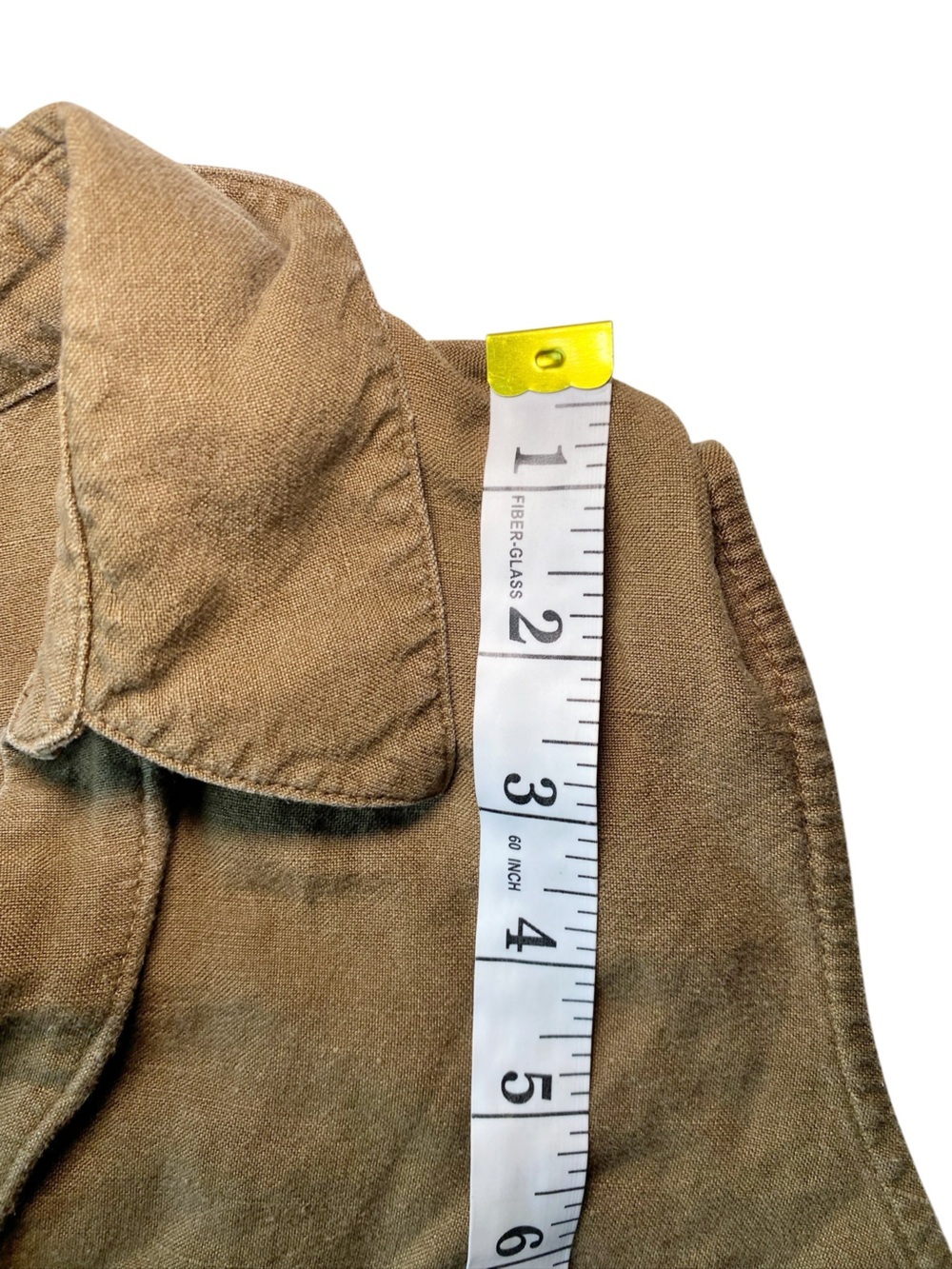 Norton McNaughton Y2K Earthy Linen Blend Floral Embroidered Button-Down Top - Picture 11 of 13